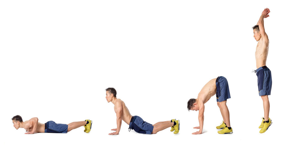 Burpees at home